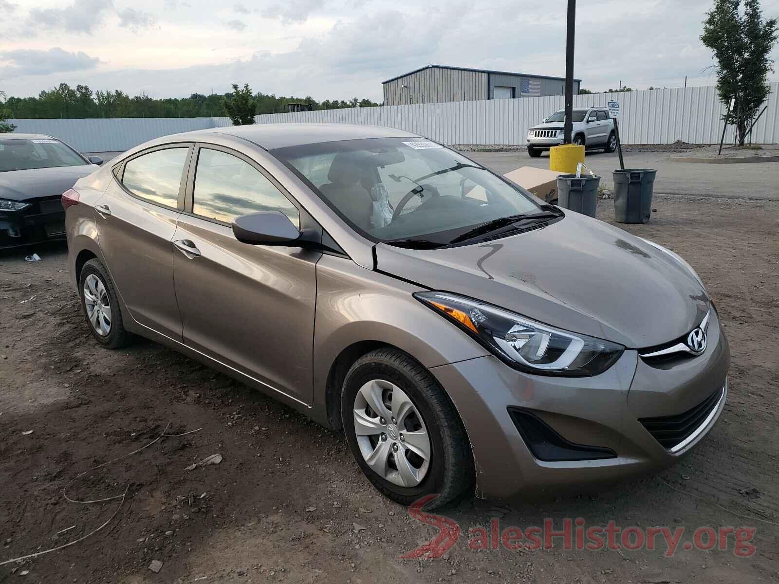 5NPDH4AE3GH691307 2016 HYUNDAI ELANTRA