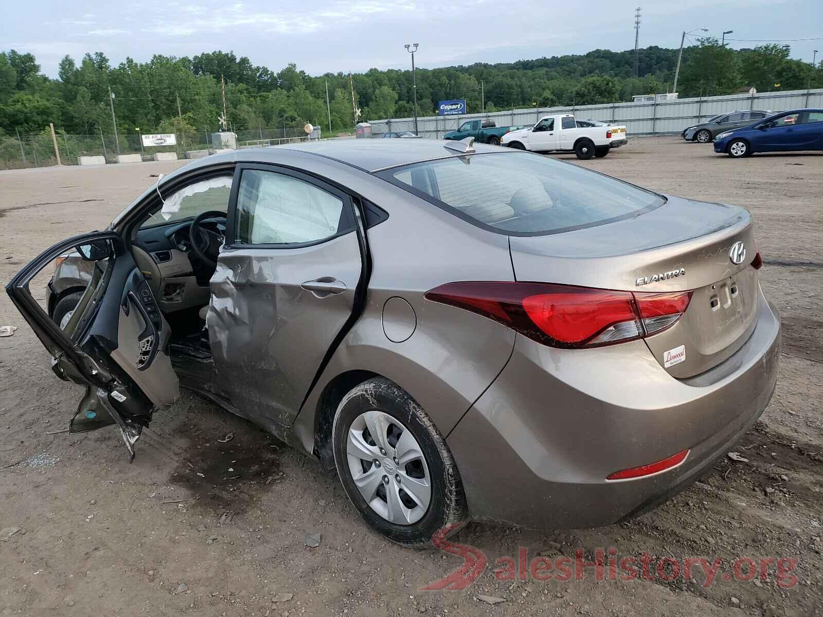 5NPDH4AE3GH691307 2016 HYUNDAI ELANTRA