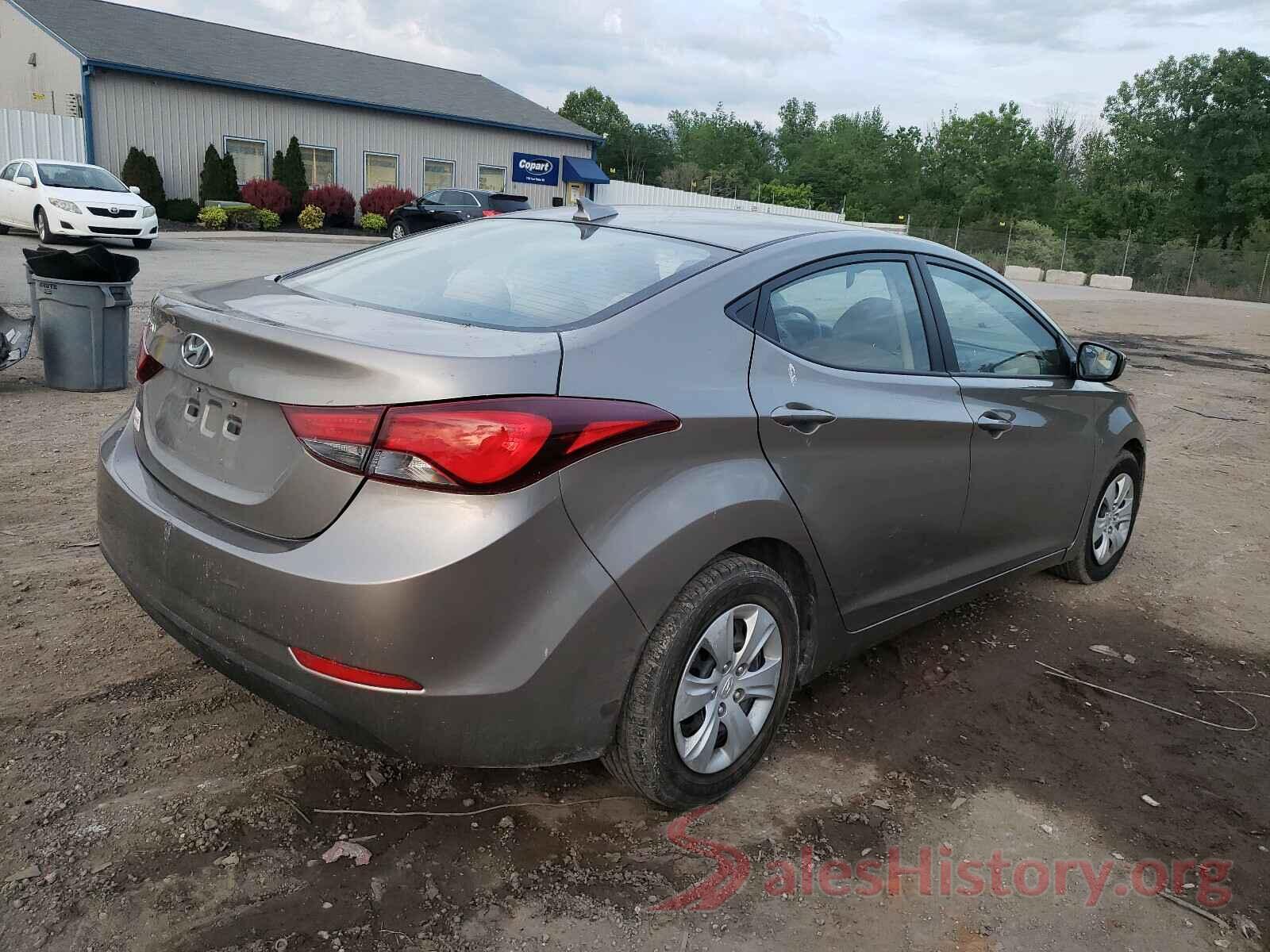 5NPDH4AE3GH691307 2016 HYUNDAI ELANTRA