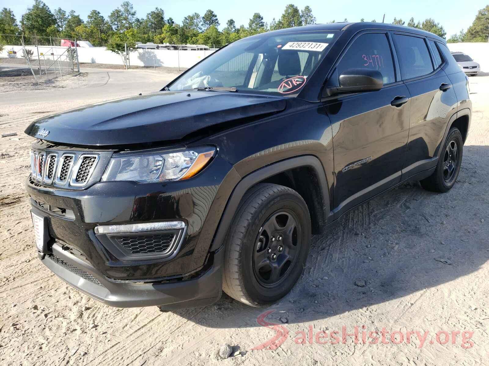 3C4NJCAB4HT672498 2017 JEEP COMPASS