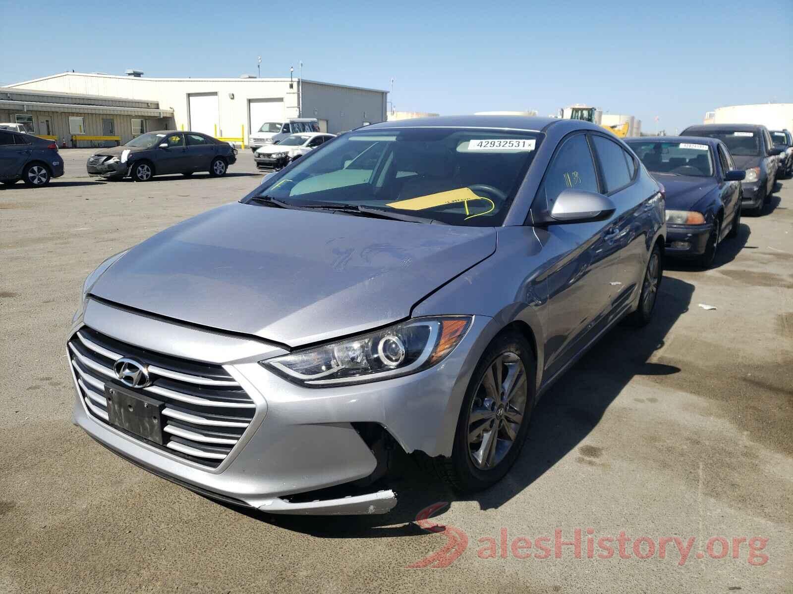 5NPD84LF4HH022308 2017 HYUNDAI ELANTRA