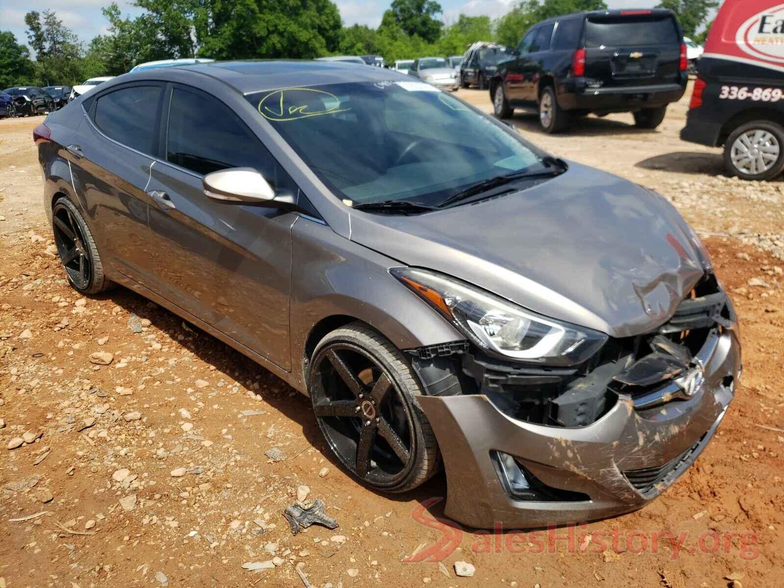 5NPDH4AE7GH725233 2016 HYUNDAI ELANTRA