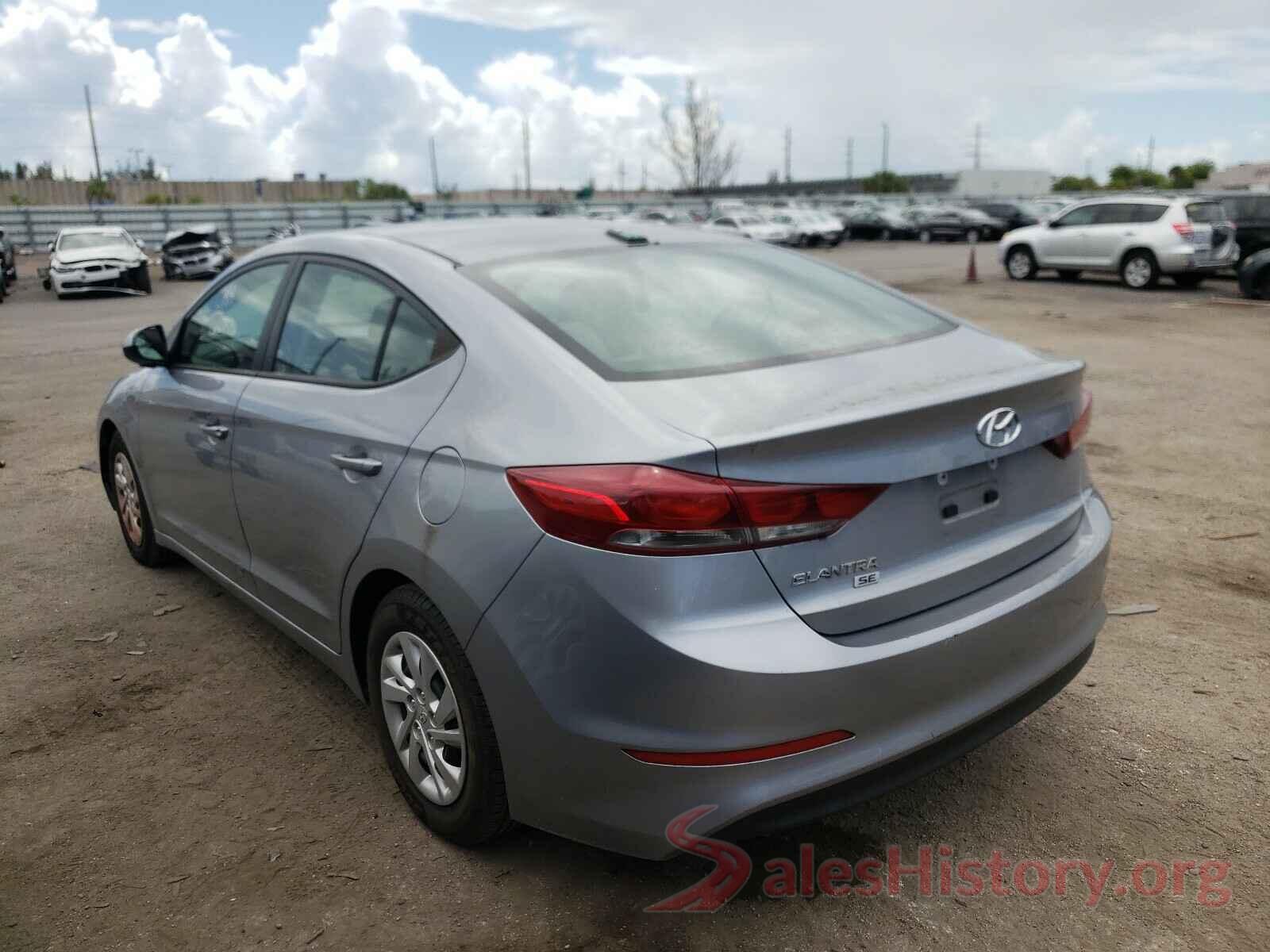 5NPD74LF5HH194480 2017 HYUNDAI ELANTRA