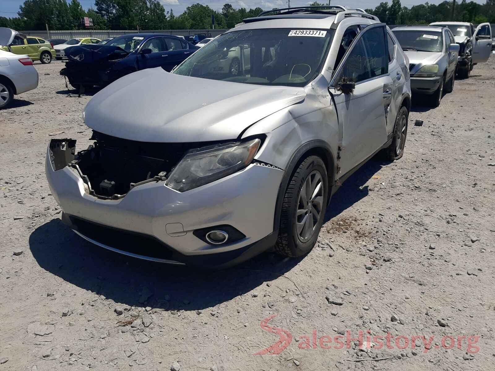 5N1AT2MT5GC748582 2016 NISSAN ROGUE