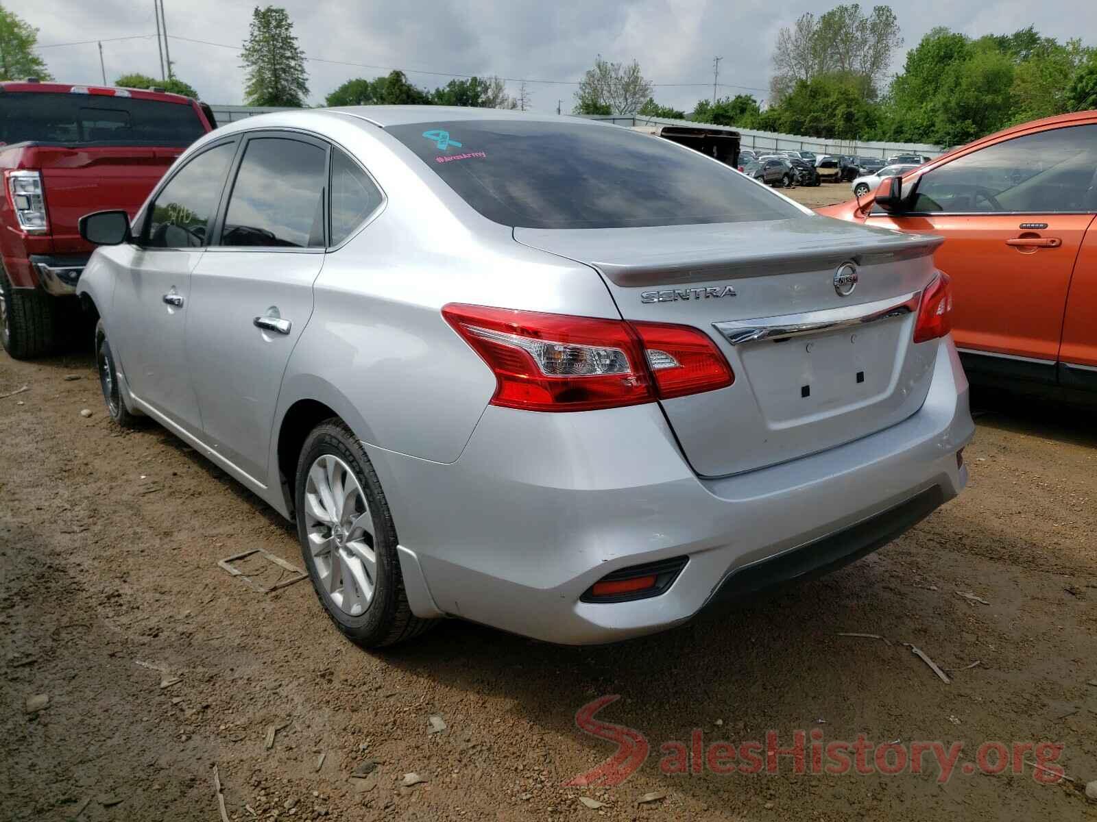 3N1AB7AP7KY250544 2019 NISSAN SENTRA