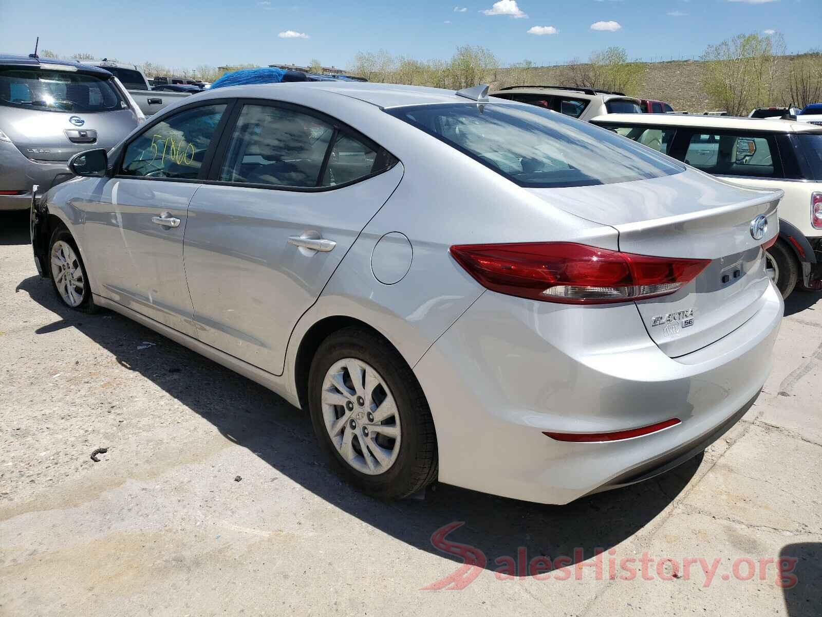 5NPD74LFXHH161121 2017 HYUNDAI ELANTRA