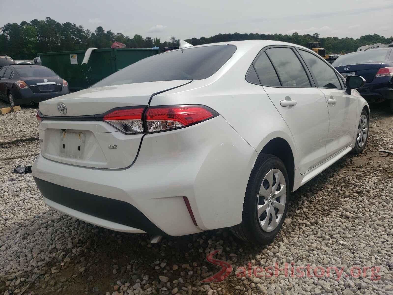 JTDEPRAE6LJ106922 2020 TOYOTA COROLLA