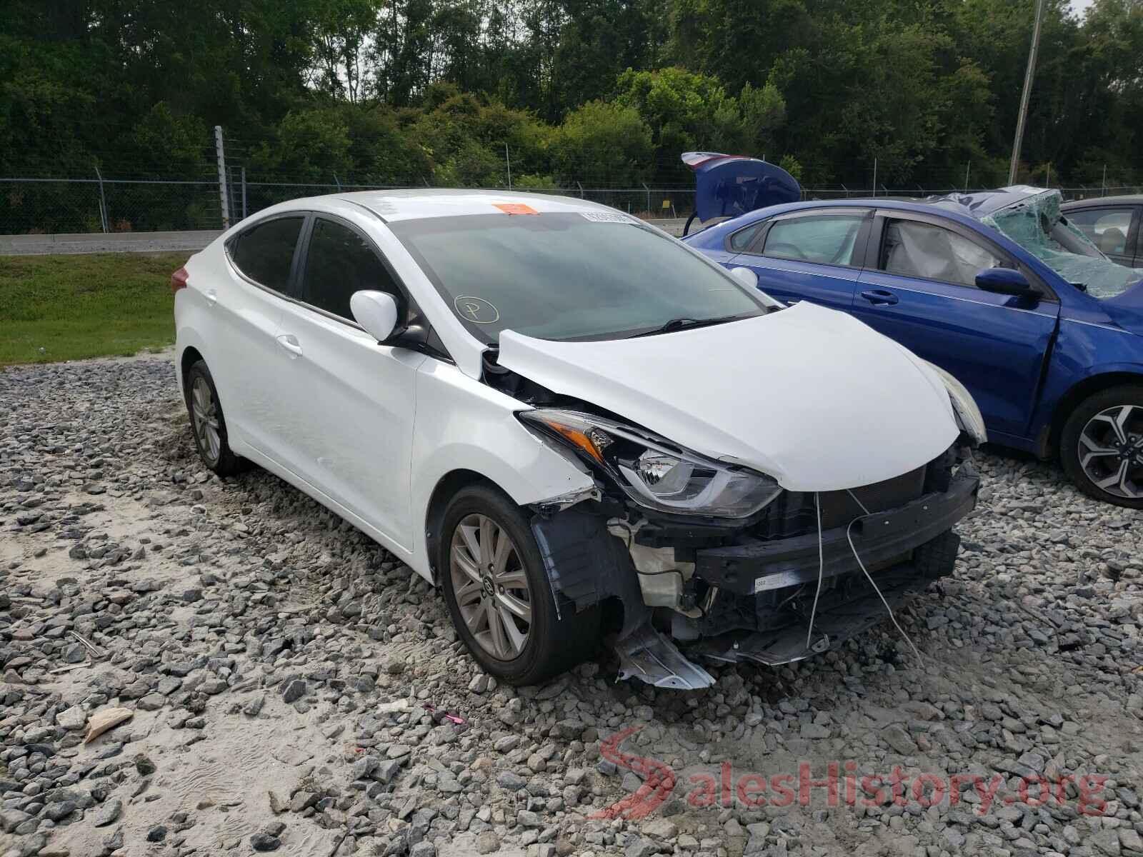 5NPDH4AEXGH782882 2016 HYUNDAI ELANTRA