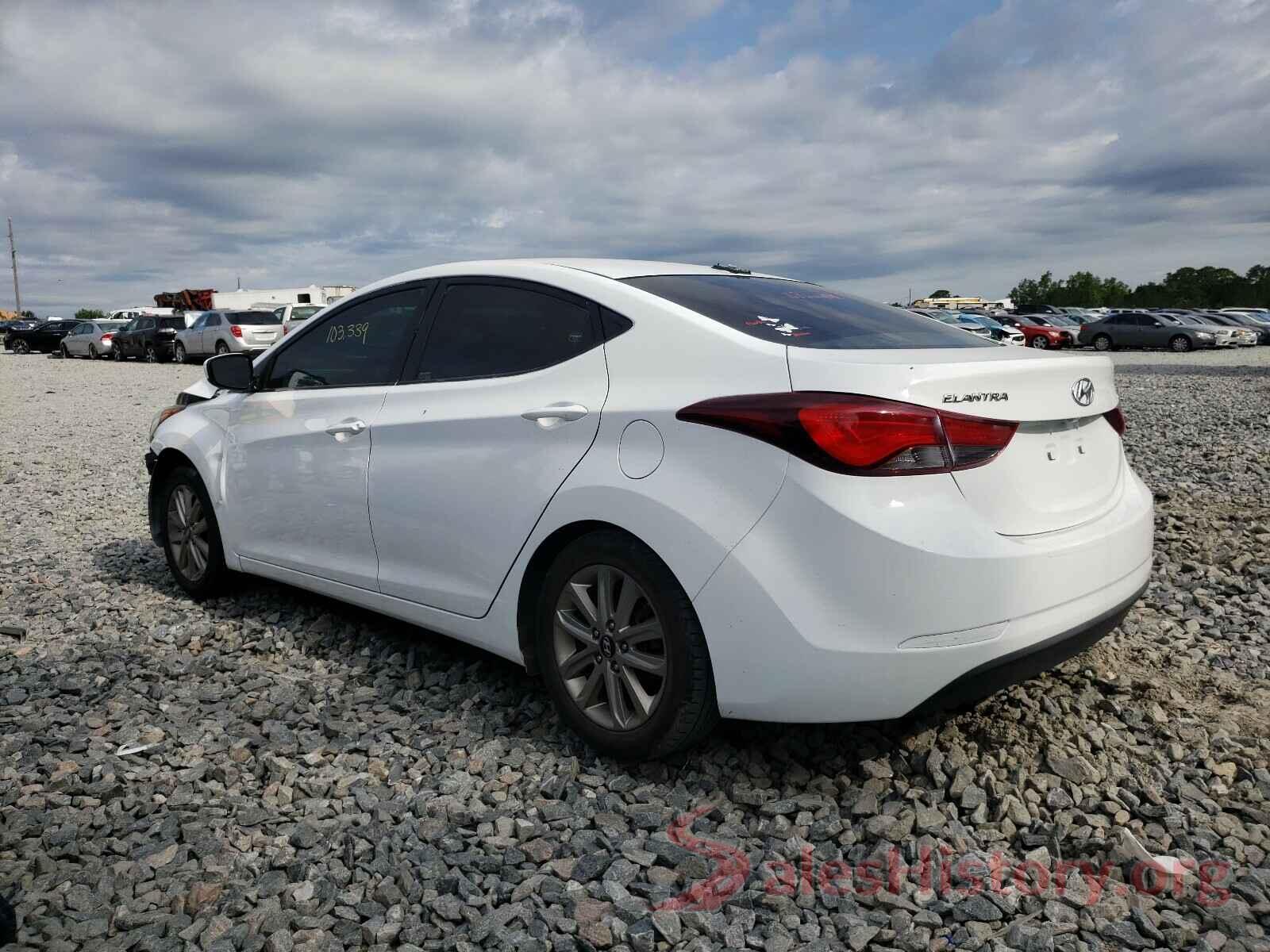 5NPDH4AEXGH782882 2016 HYUNDAI ELANTRA