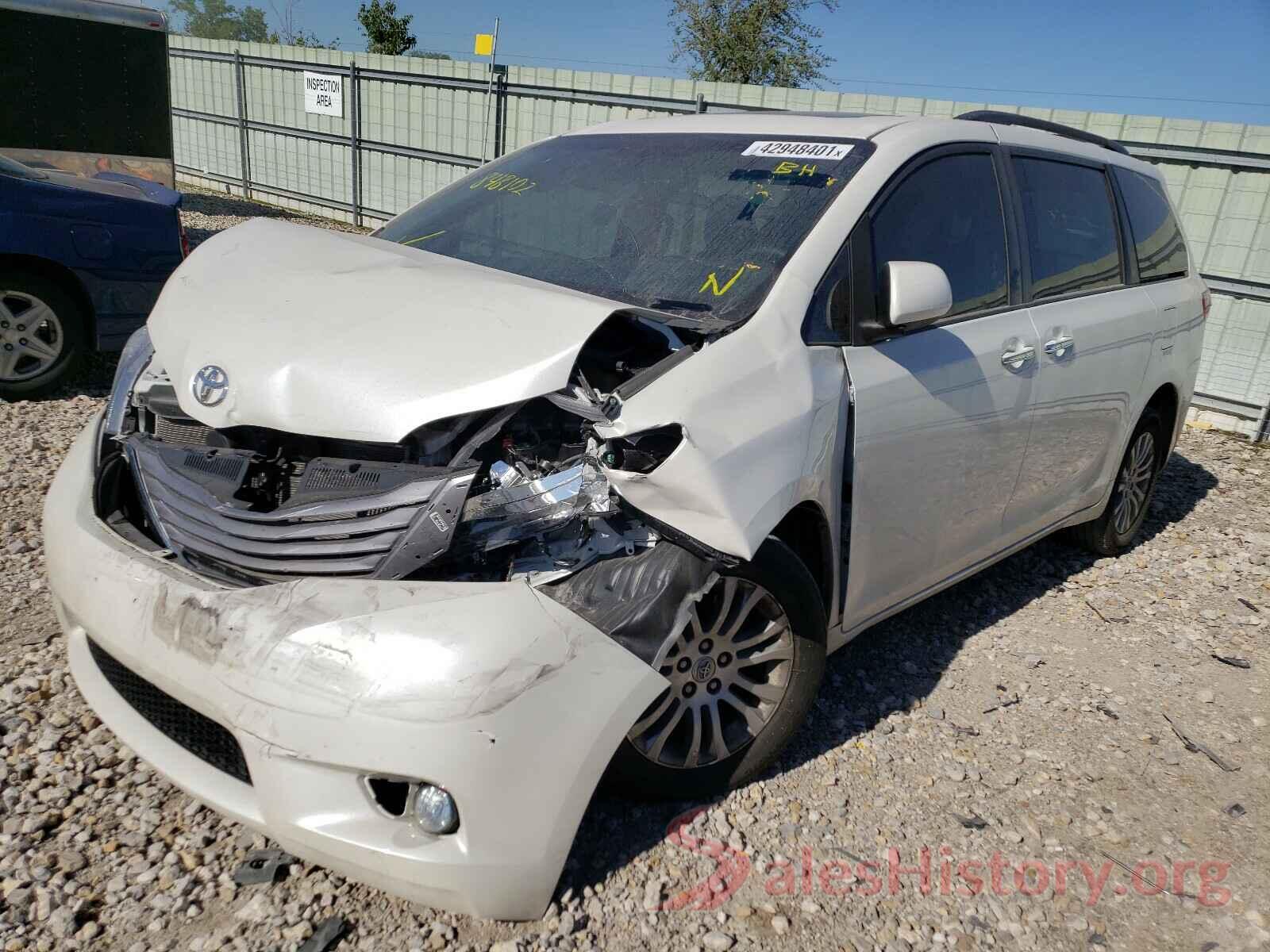 5TDYZ3DC6HS848102 2017 TOYOTA SIENNA