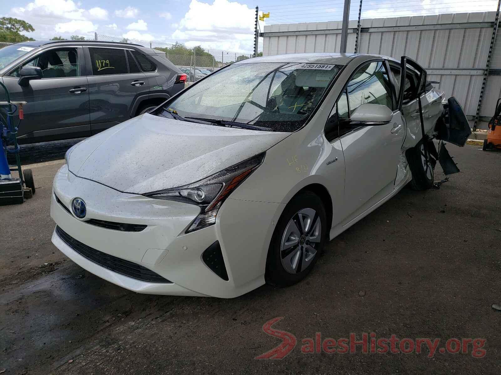 JTDKARFU8J3547554 2018 TOYOTA PRIUS