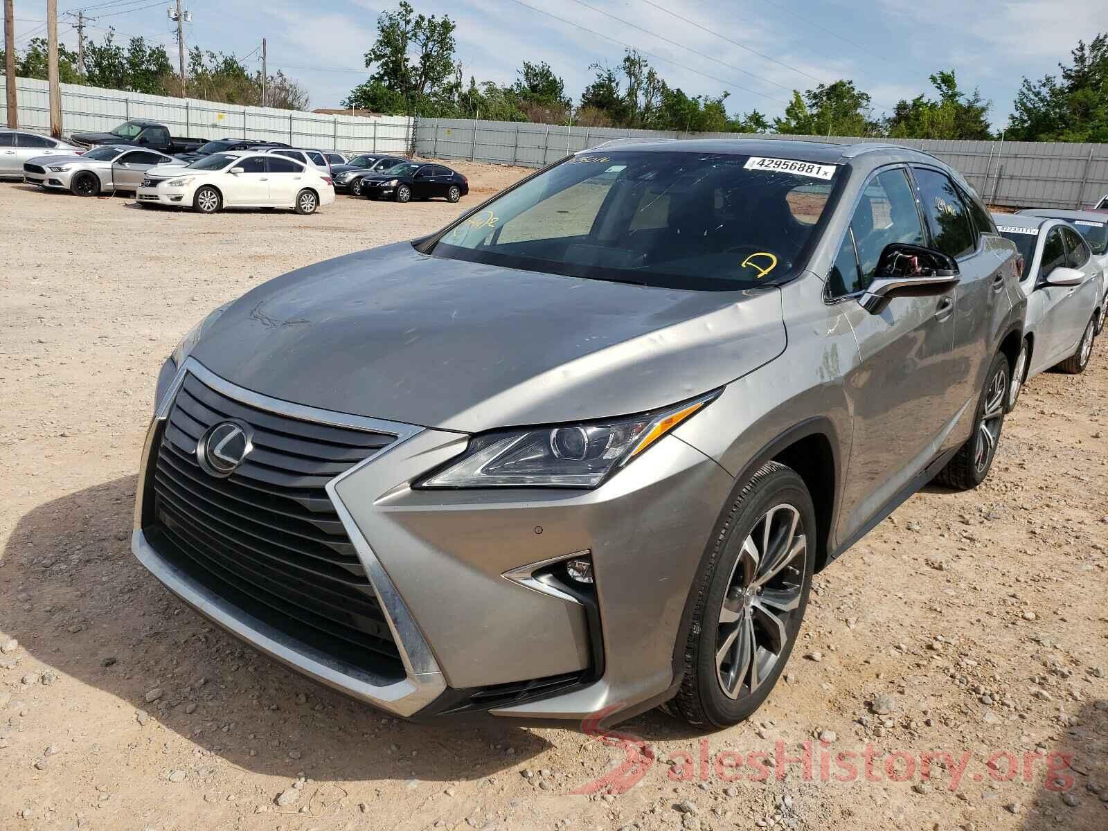 2T2ZZMCA6HC075016 2017 LEXUS RX350