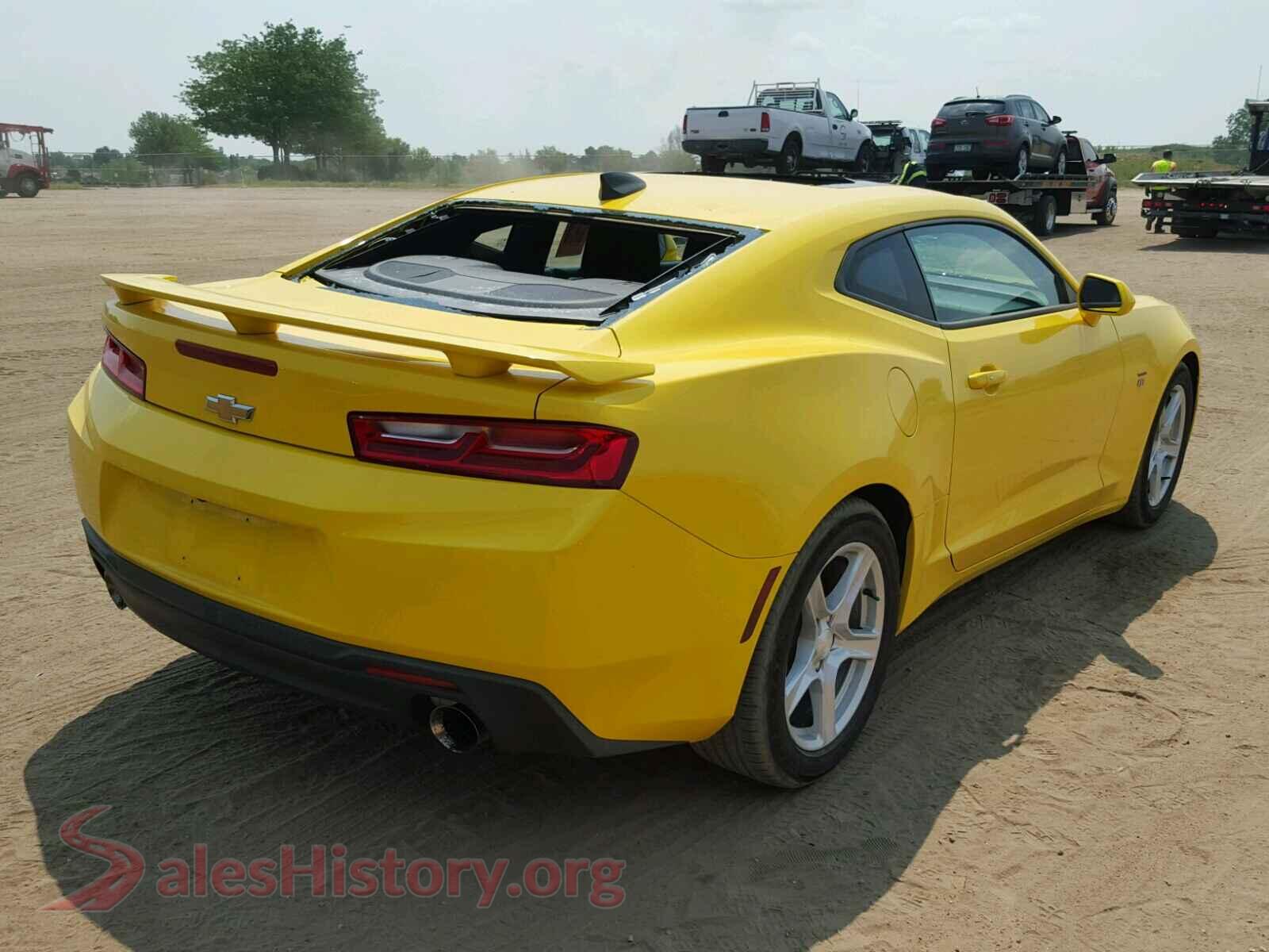2016 CHEVROLET CAMARO VIN 1G1FB1RX3G0153078, rear 3/4 view