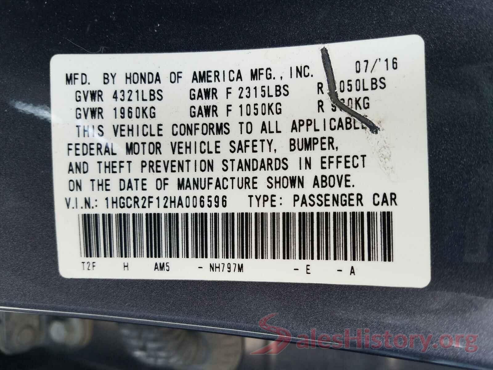 1HGCR2F12HA006596 2017 HONDA ACCORD