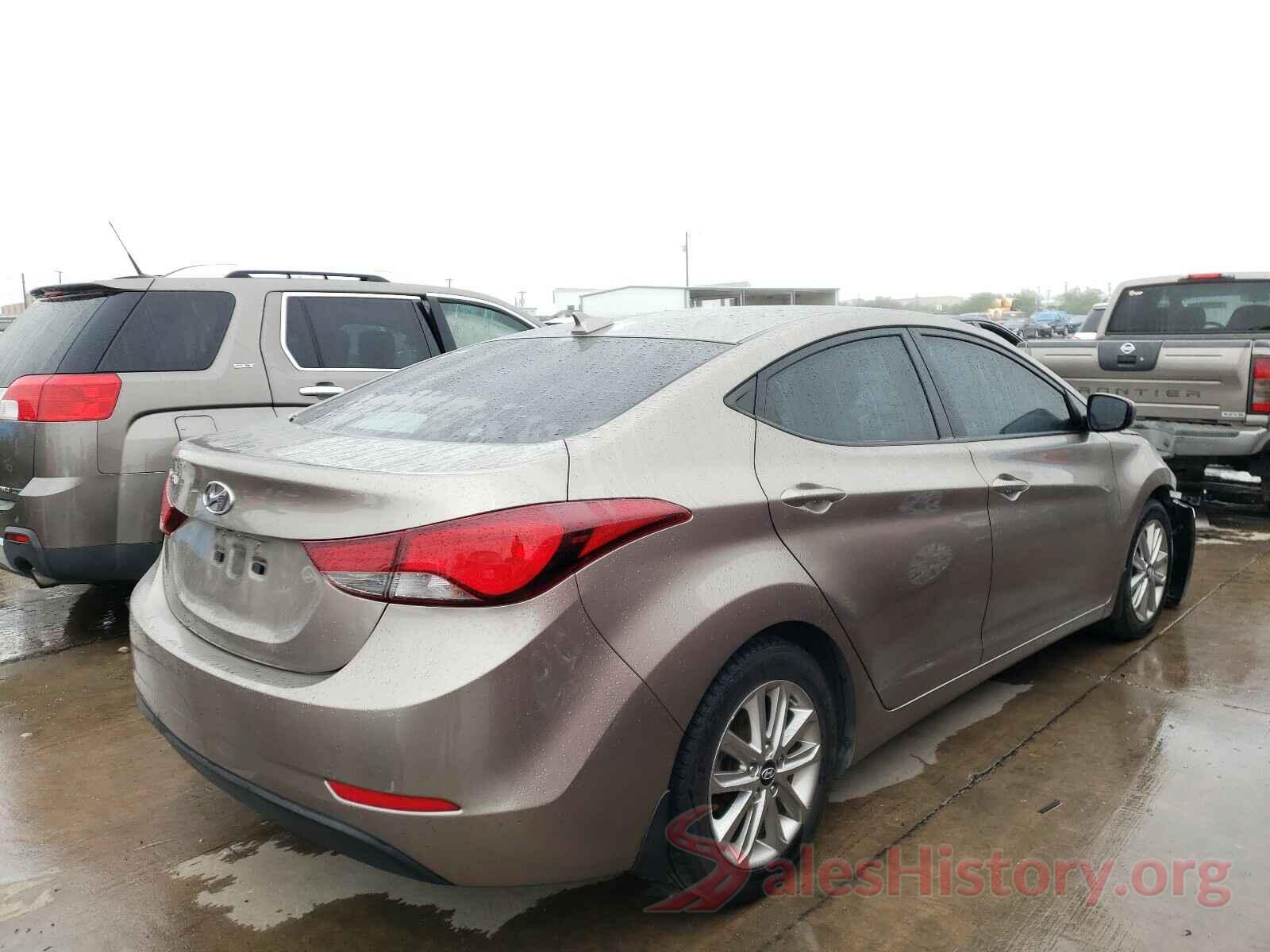 5NPDH4AE8GH760007 2016 HYUNDAI ELANTRA