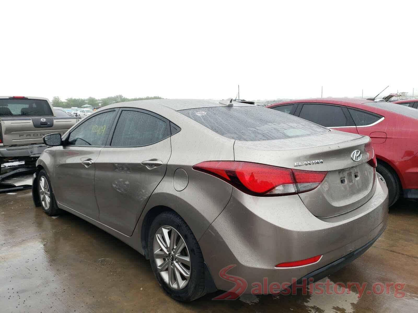 5NPDH4AE8GH760007 2016 HYUNDAI ELANTRA