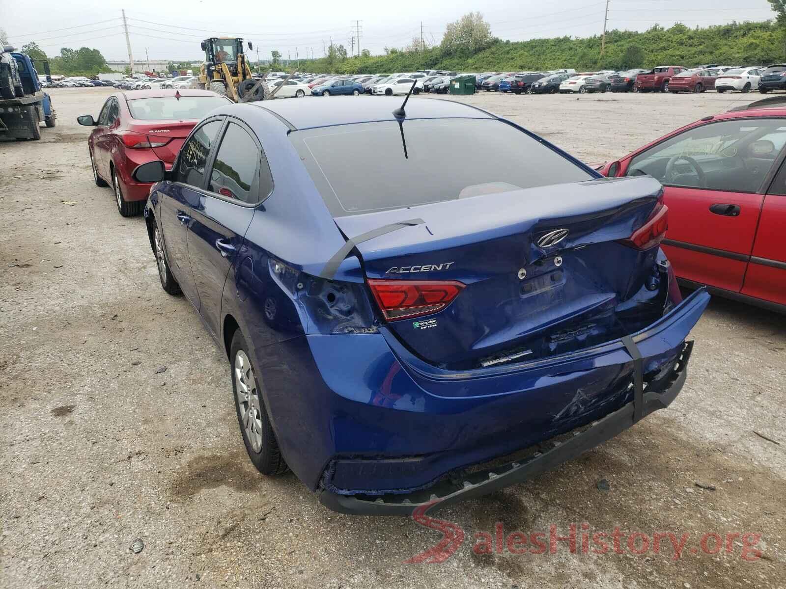 3KPC24A30JE018000 2018 HYUNDAI ACCENT