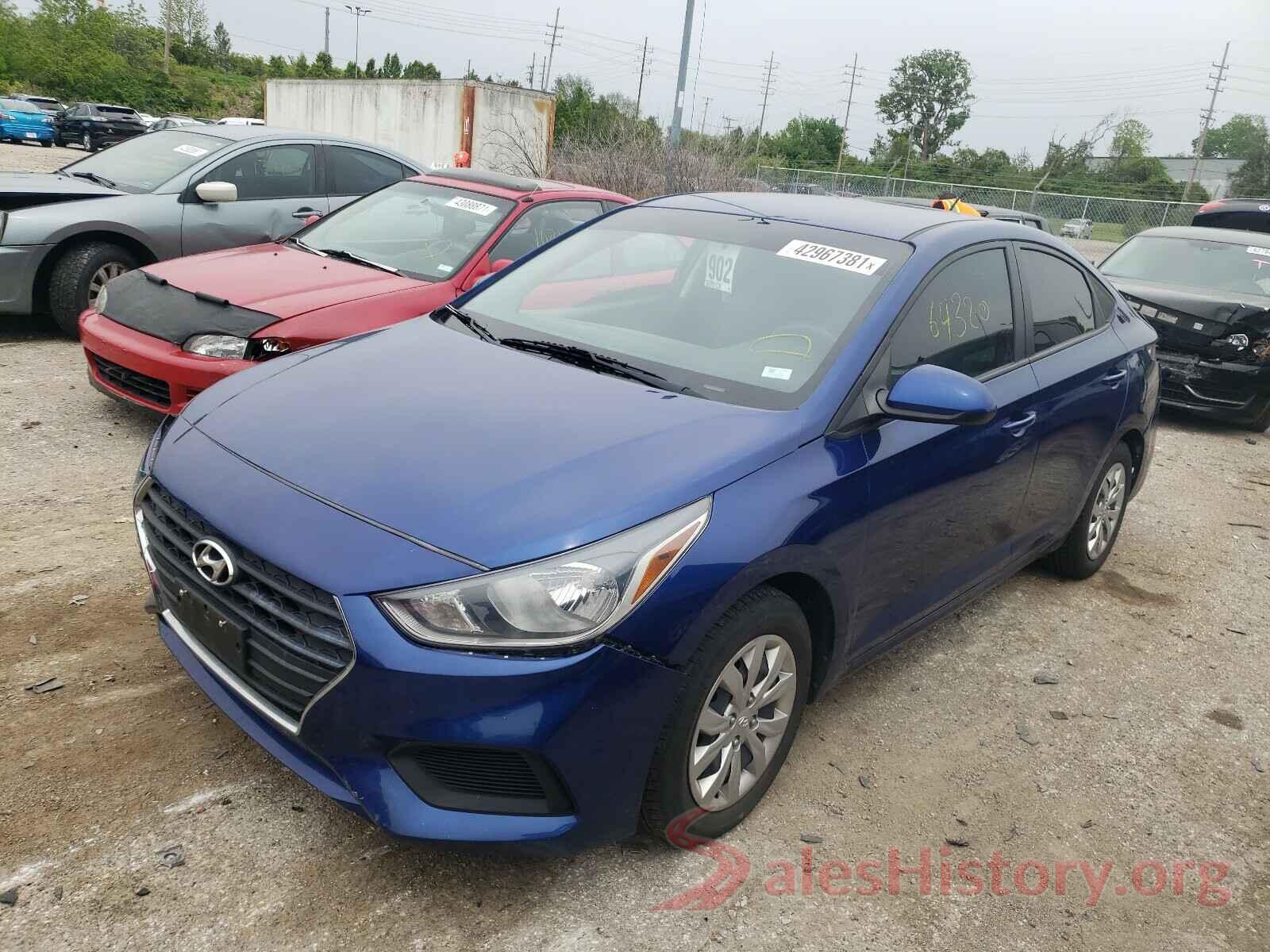 3KPC24A30JE018000 2018 HYUNDAI ACCENT