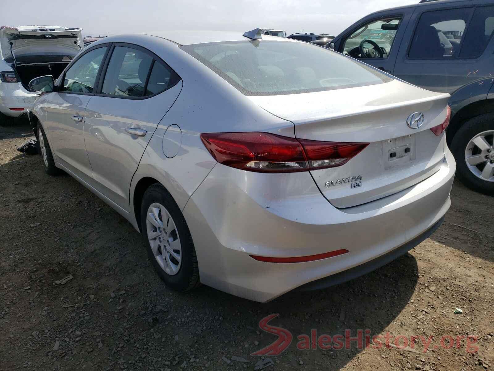 5NPD74LF2HH191259 2017 HYUNDAI ELANTRA