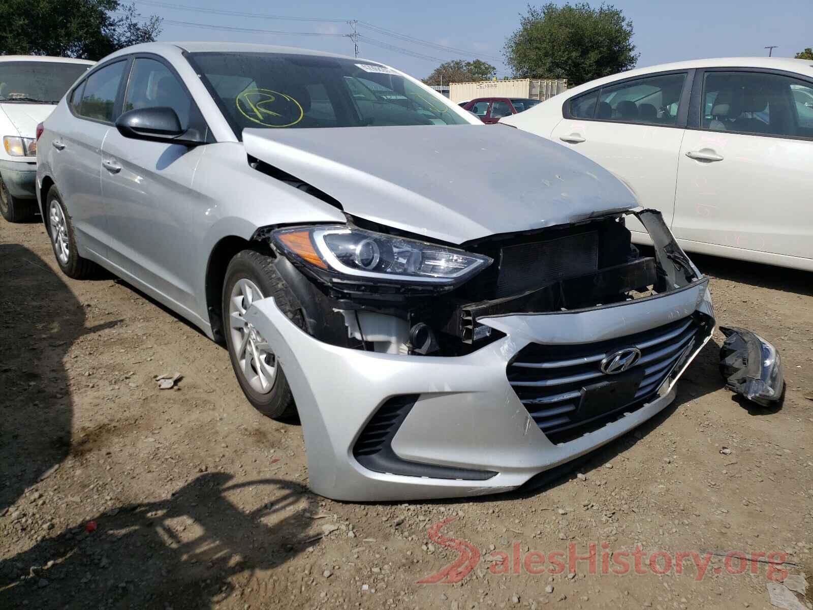 5NPD74LF2HH191259 2017 HYUNDAI ELANTRA