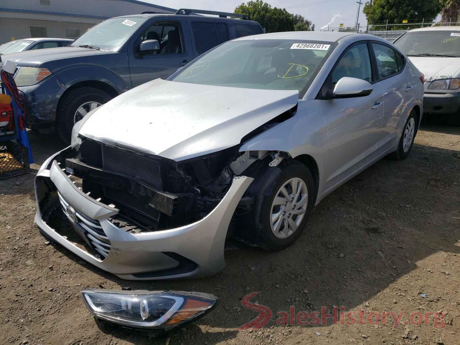 5NPD74LF2HH191259 2017 HYUNDAI ELANTRA