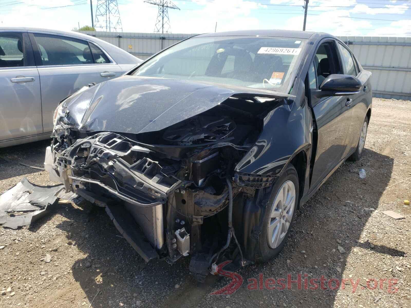 JTDKBRFU4G3516596 2016 TOYOTA PRIUS