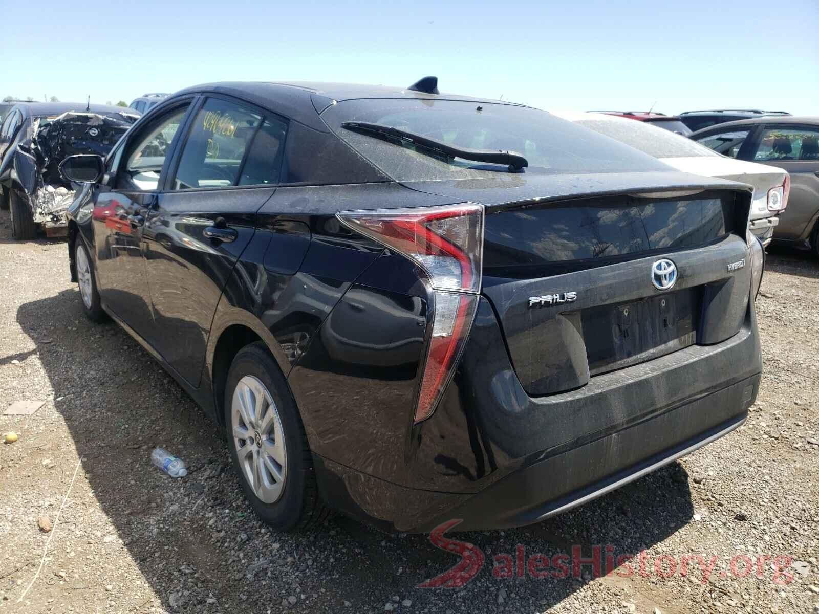 JTDKBRFU4G3516596 2016 TOYOTA PRIUS