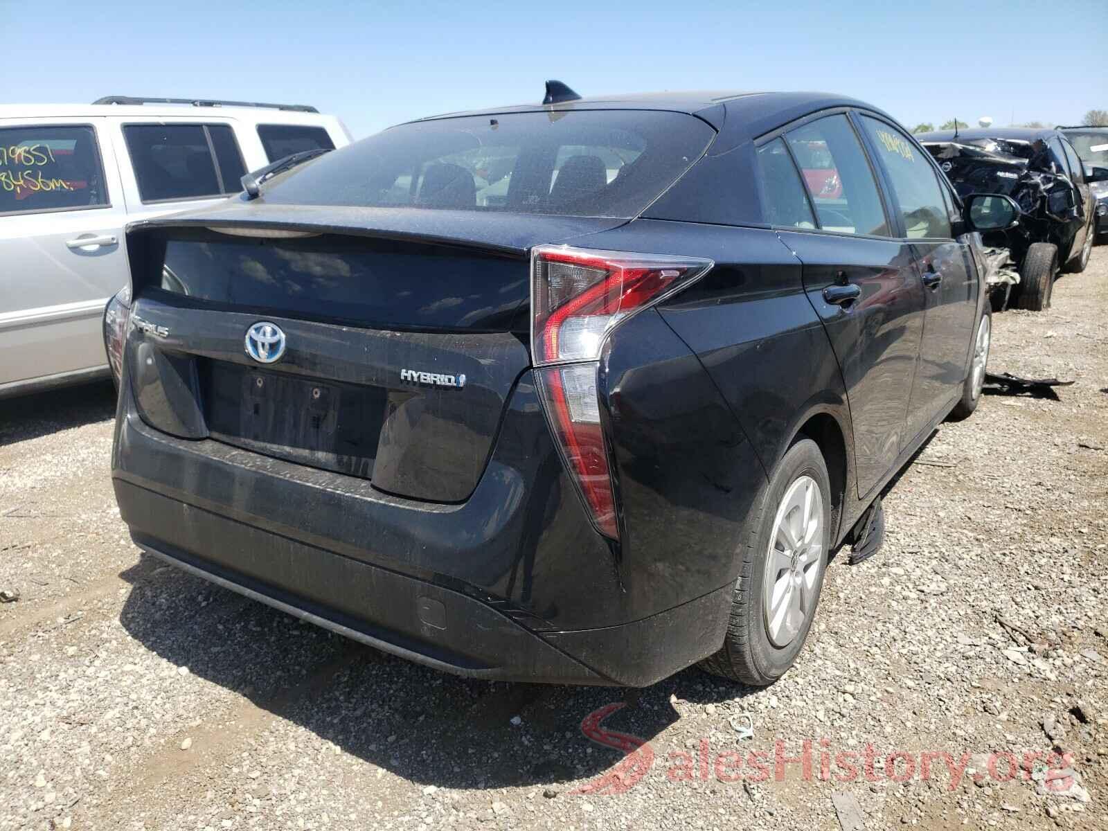 JTDKBRFU4G3516596 2016 TOYOTA PRIUS