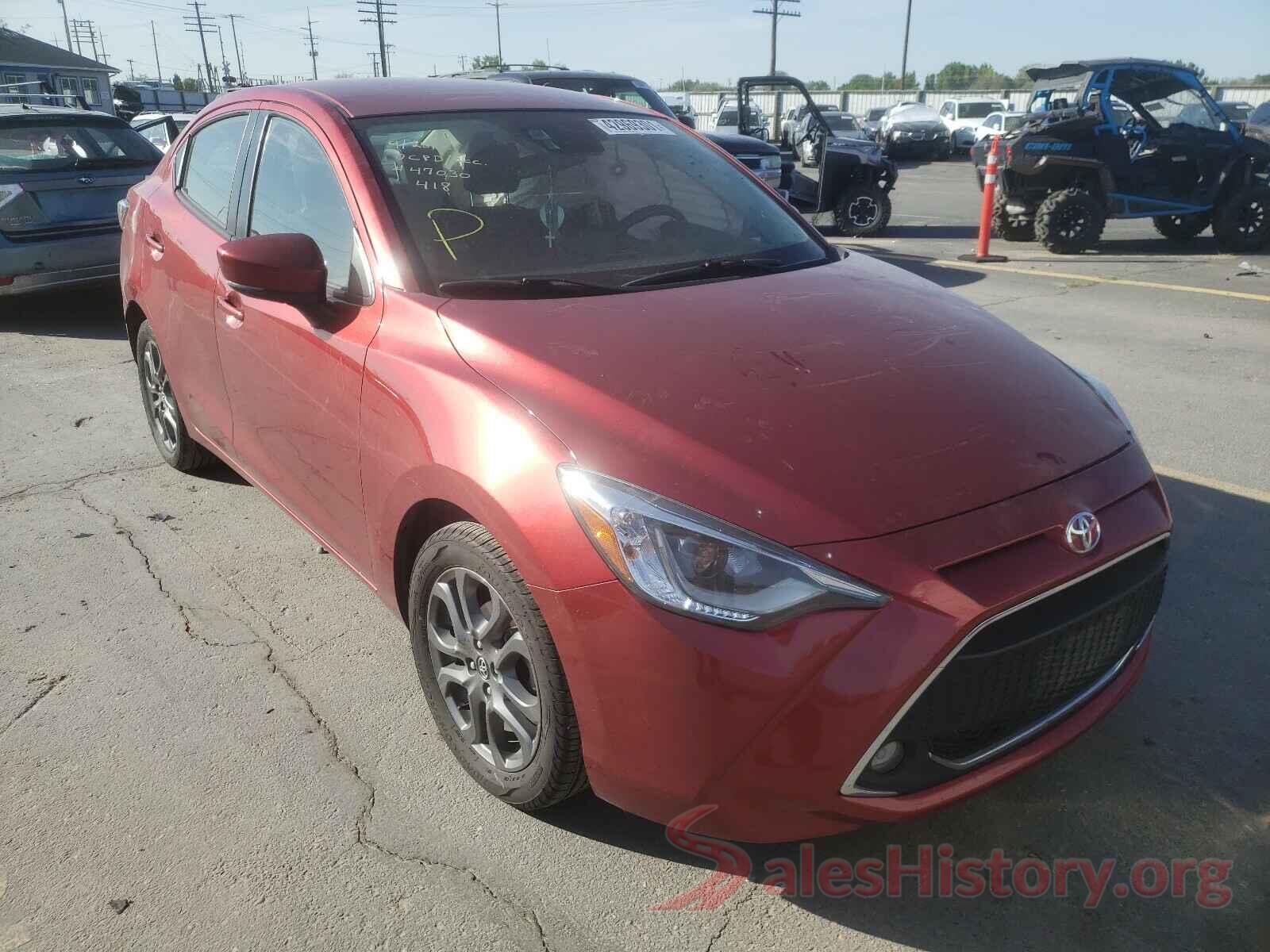 3MYDLBYV5KY503263 2019 TOYOTA YARIS