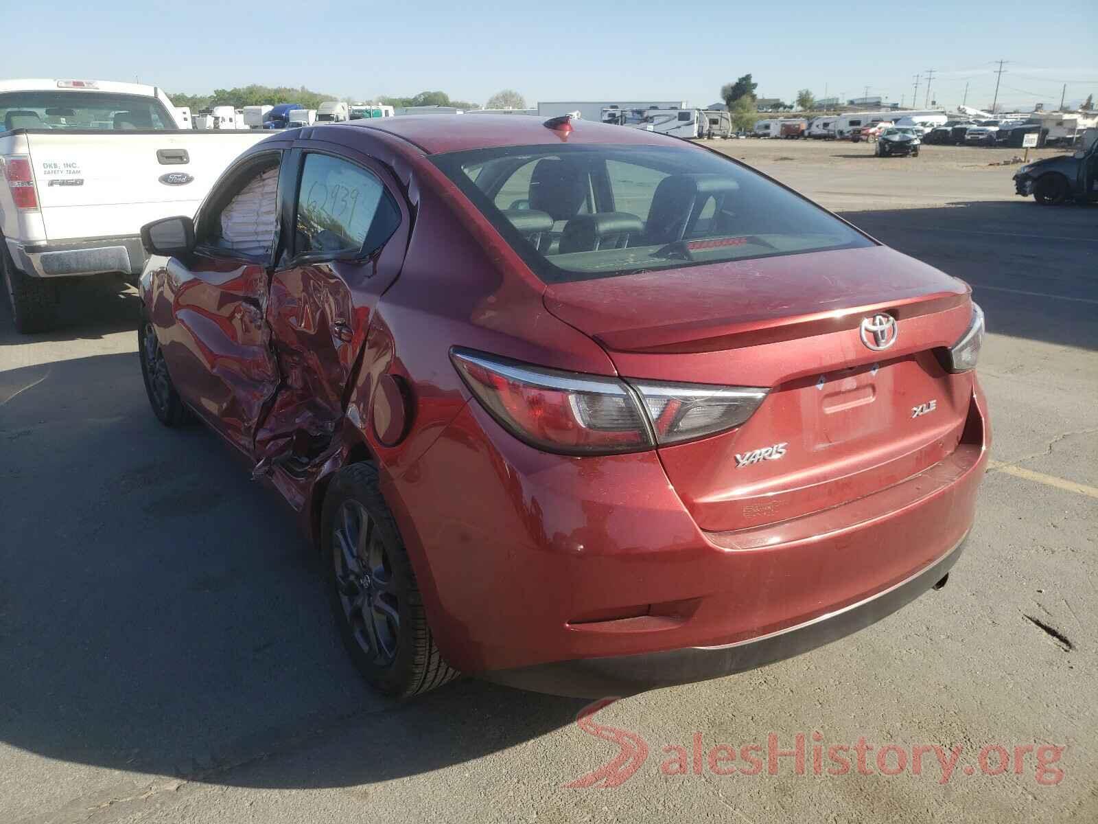 3MYDLBYV5KY503263 2019 TOYOTA YARIS