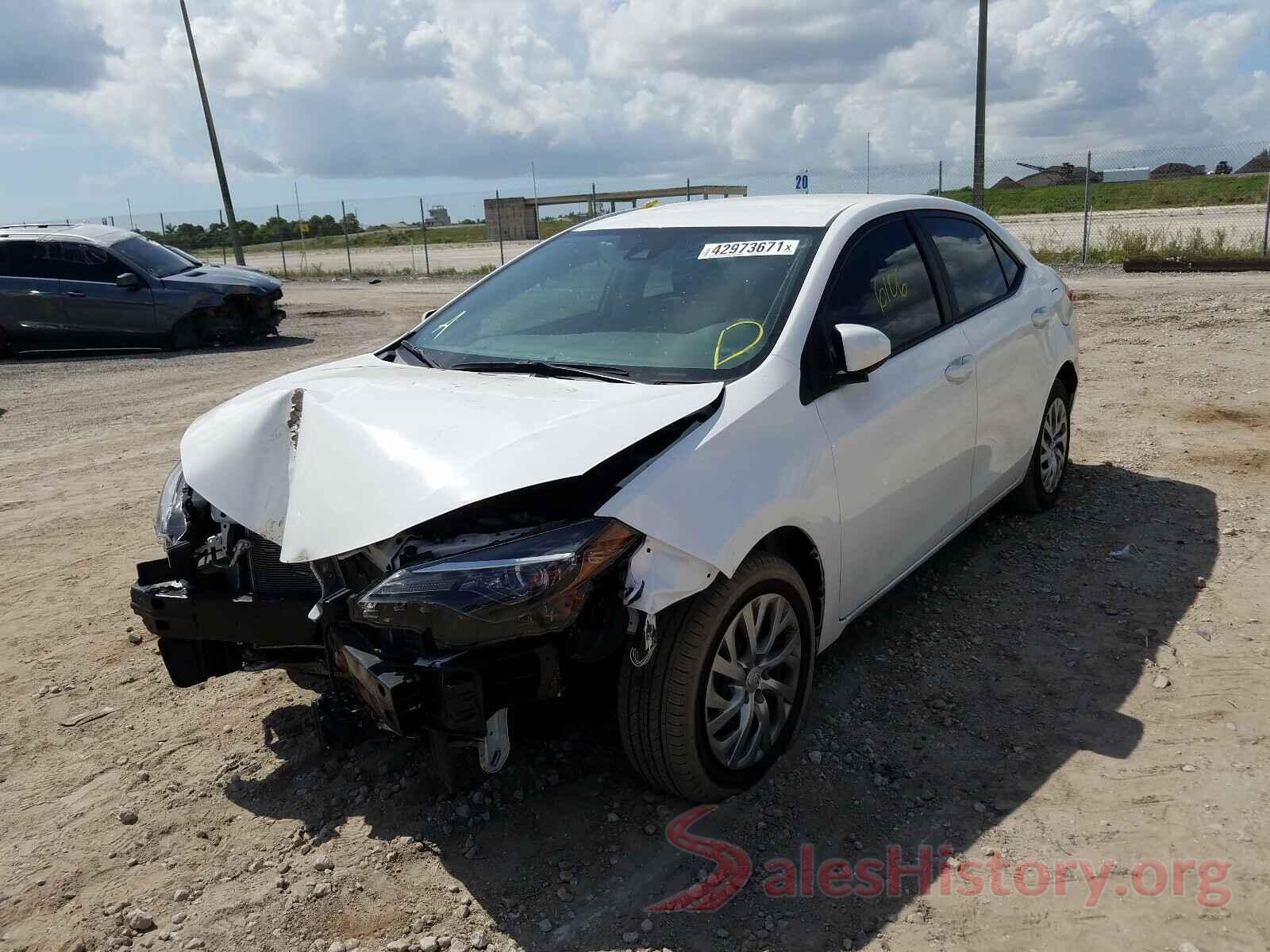 2T1BURHE1KC212853 2019 TOYOTA COROLLA