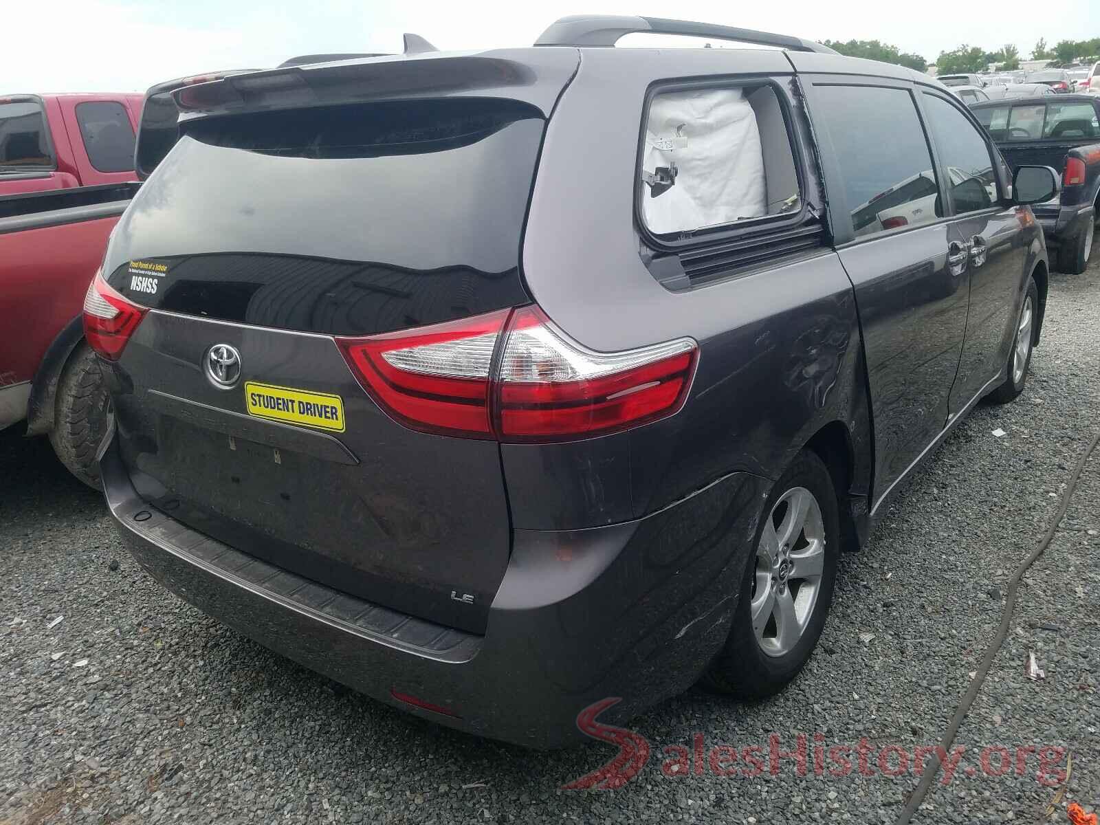 5TDKZ3DC7KS995851 2019 TOYOTA SIENNA