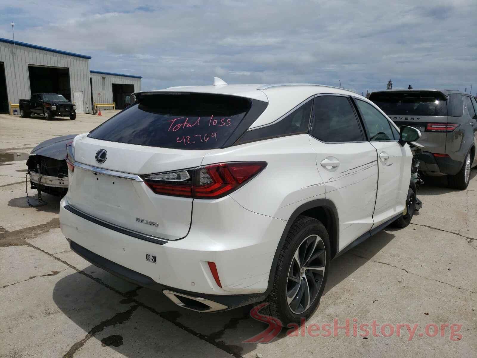 2T2ZZMCAXGC020809 2016 LEXUS RX350