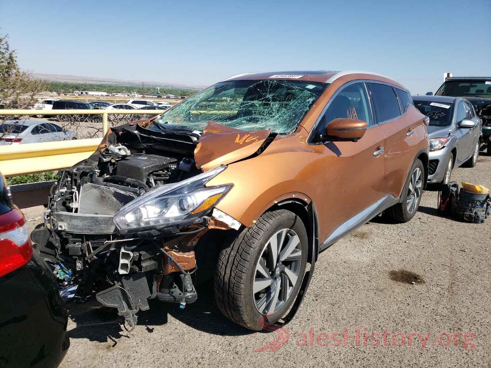 5N1AZ2MH9HN168672 2017 NISSAN MURANO