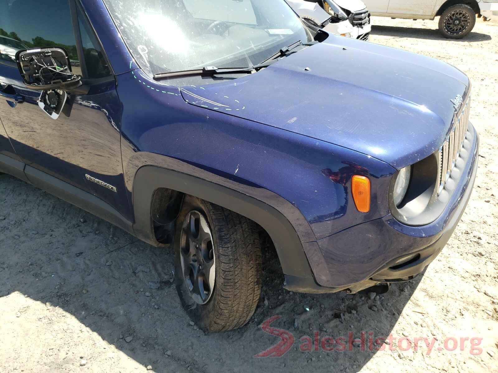 ZACCJAAB7HPF83432 2017 JEEP RENEGADE