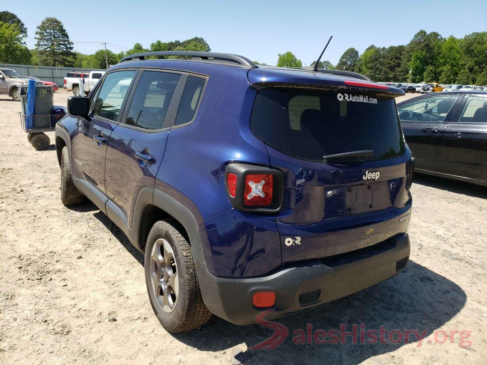 ZACCJAAB7HPF83432 2017 JEEP RENEGADE