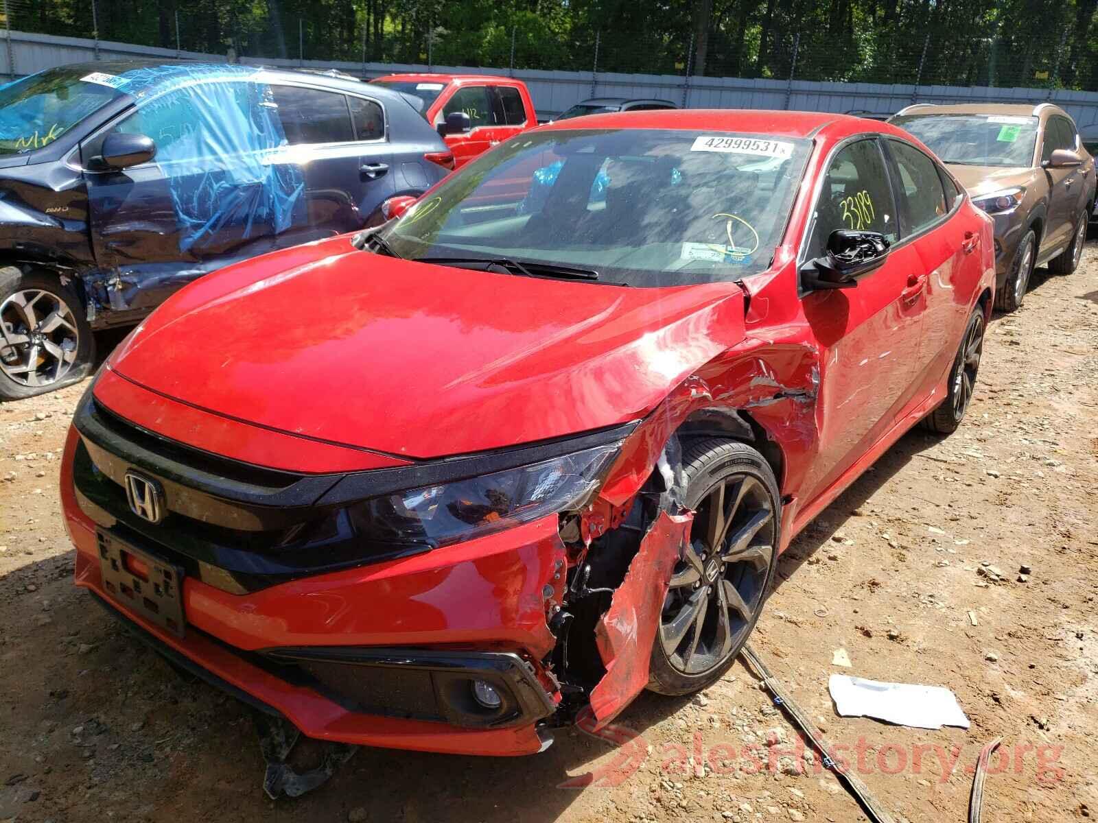 2HGFC2F82KH535437 2019 HONDA CIVIC