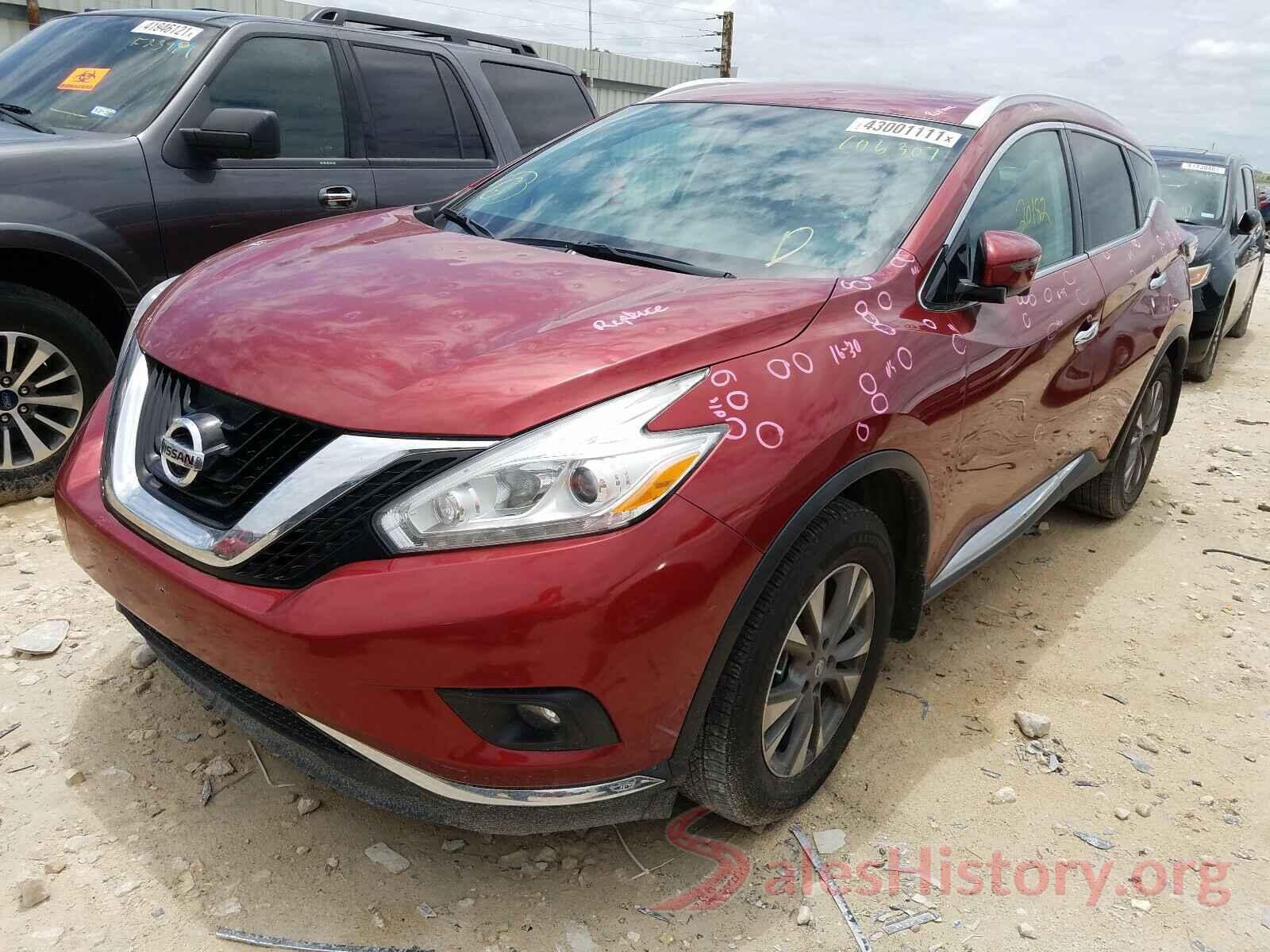 5N1AZ2MG7HN106307 2017 NISSAN MURANO