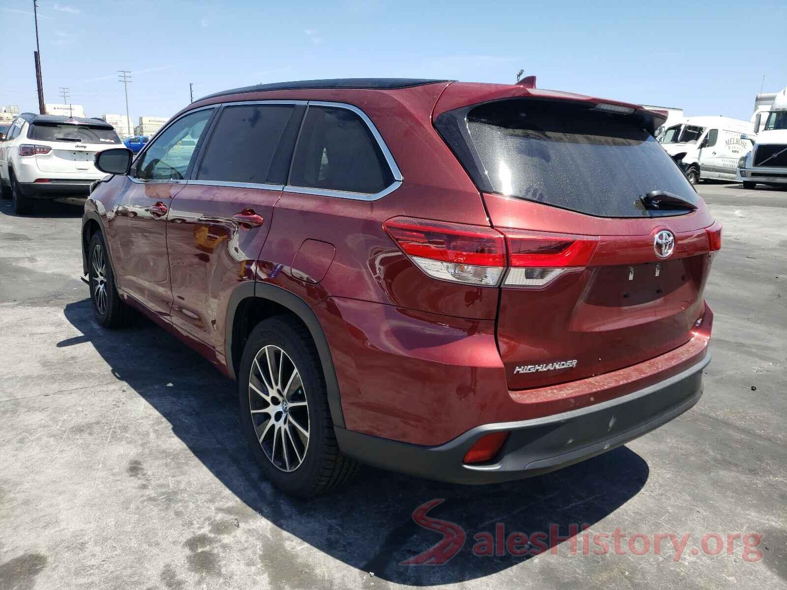 5TDKZRFH1JS526734 2018 TOYOTA HIGHLANDER