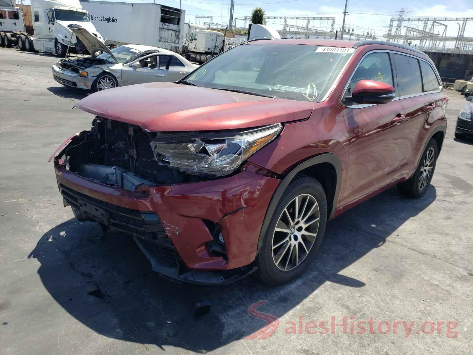 5TDKZRFH1JS526734 2018 TOYOTA HIGHLANDER