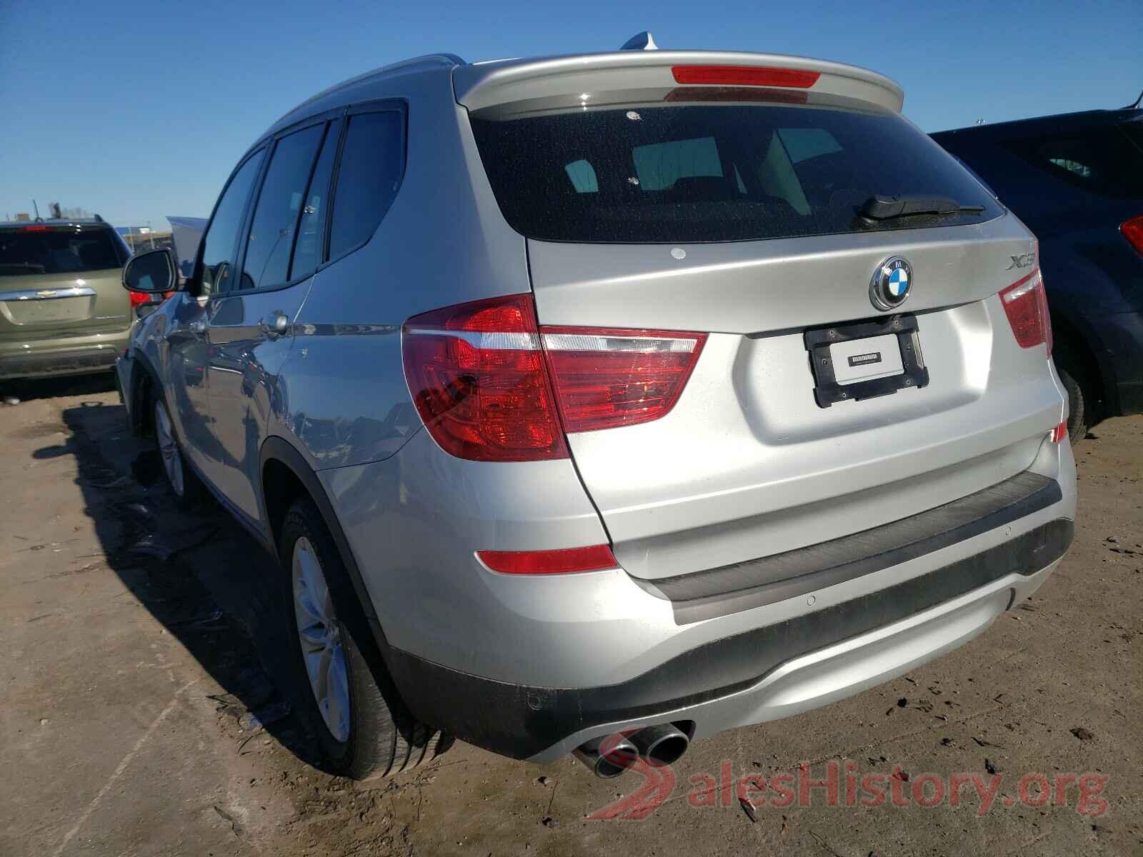 5UXWX9C38H0W76710 2017 BMW X3