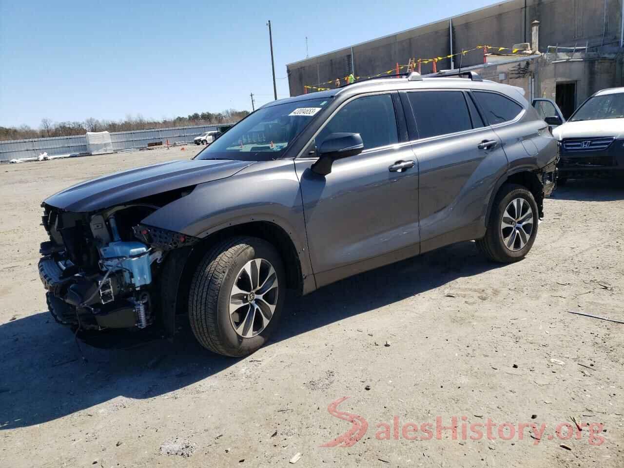 5TDGZRBH3MS551456 2021 TOYOTA HIGHLANDER