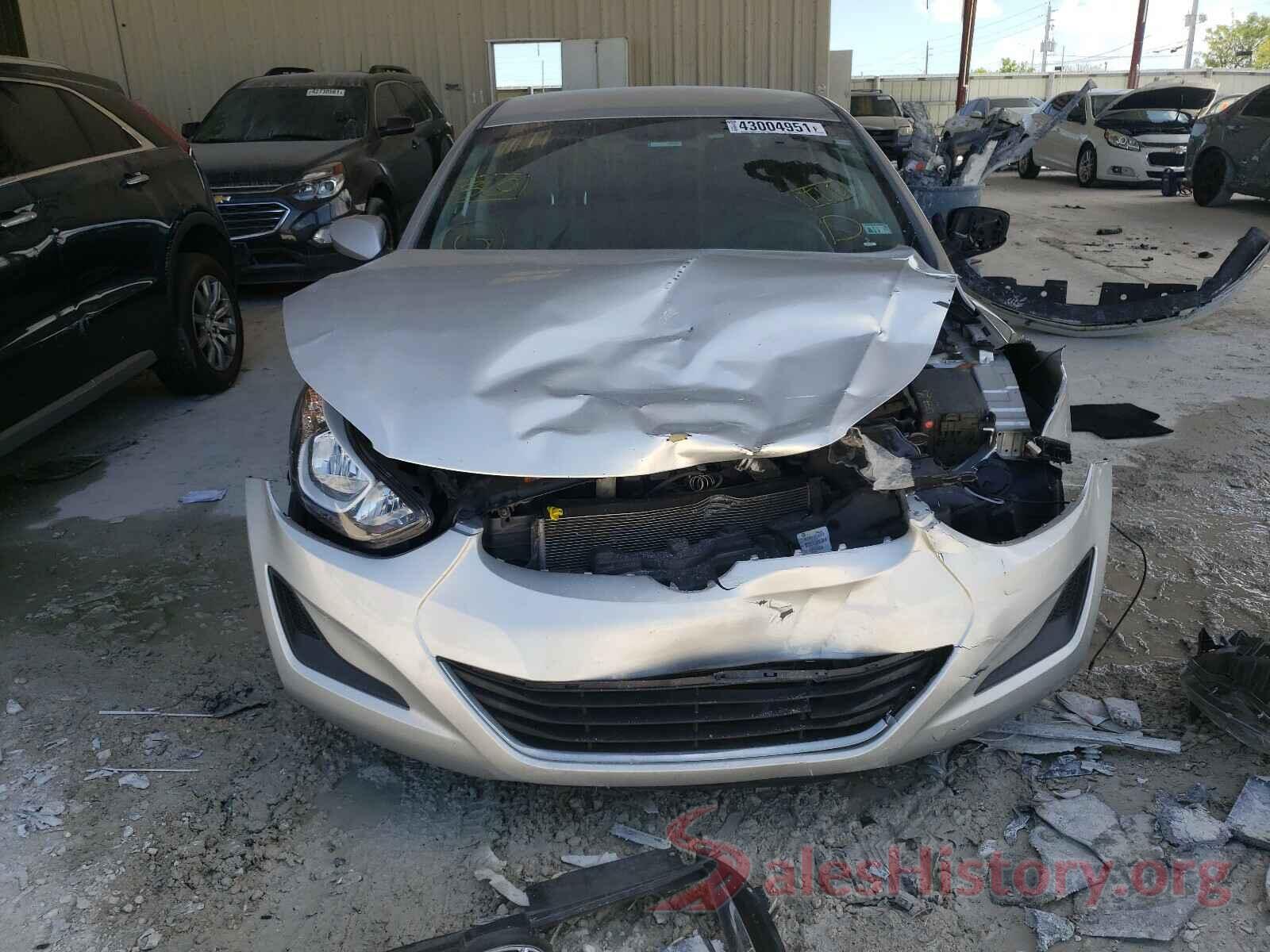 5NPDH4AE5GH736845 2016 HYUNDAI ELANTRA