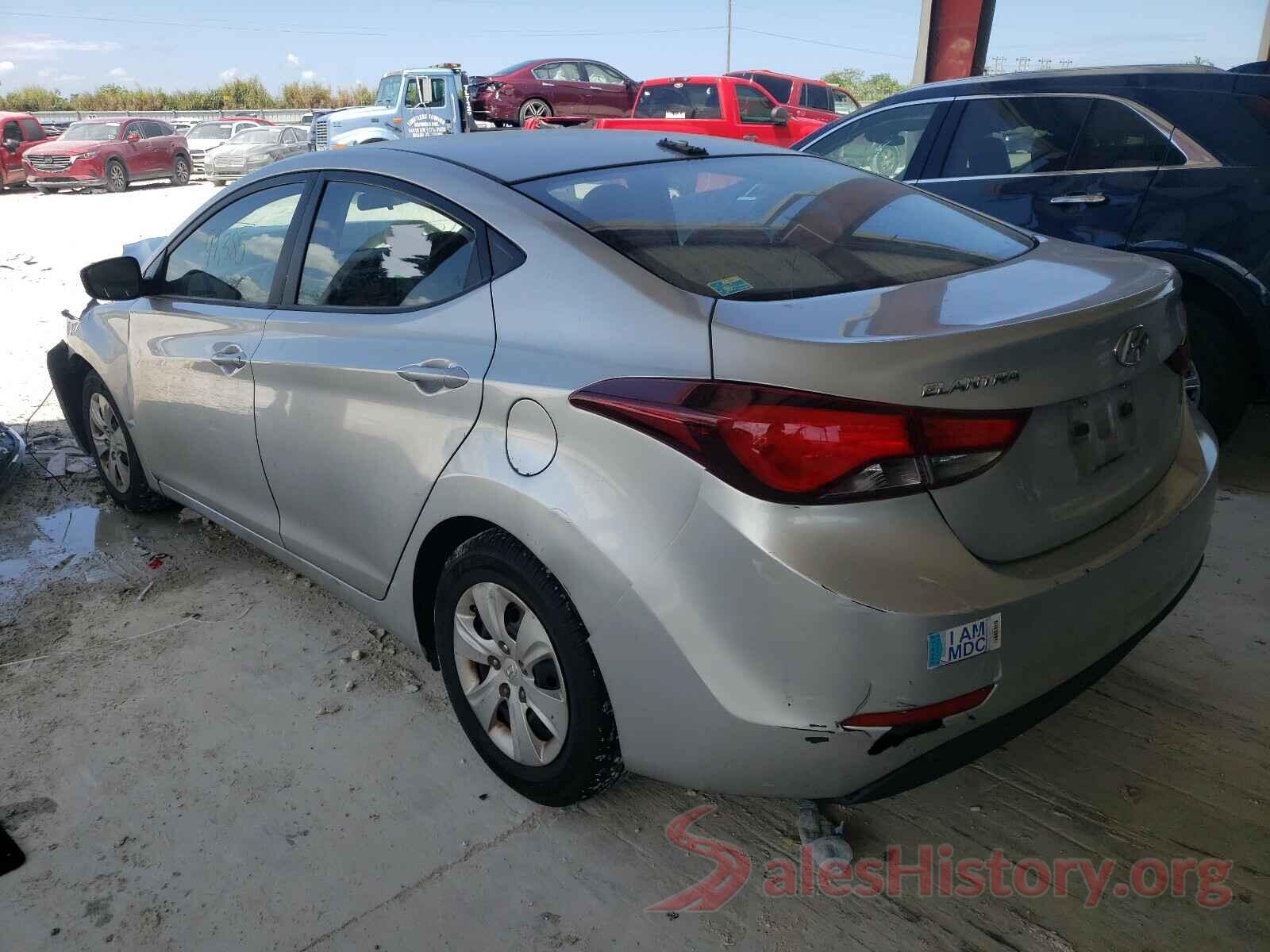 5NPDH4AE5GH736845 2016 HYUNDAI ELANTRA