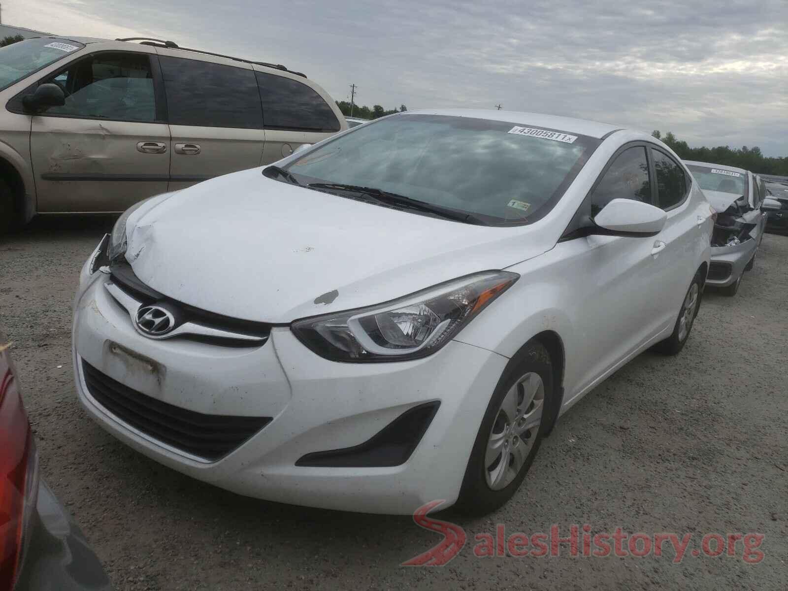 5NPDH4AE2GH680976 2016 HYUNDAI ELANTRA