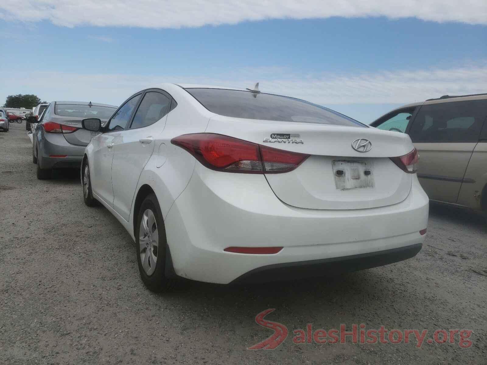 5NPDH4AE2GH680976 2016 HYUNDAI ELANTRA