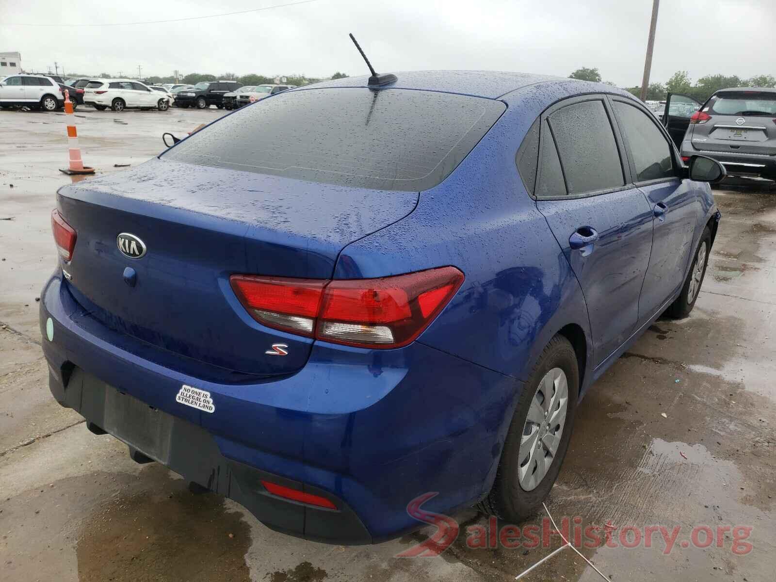 3KPA24AB8KE206974 2019 KIA RIO