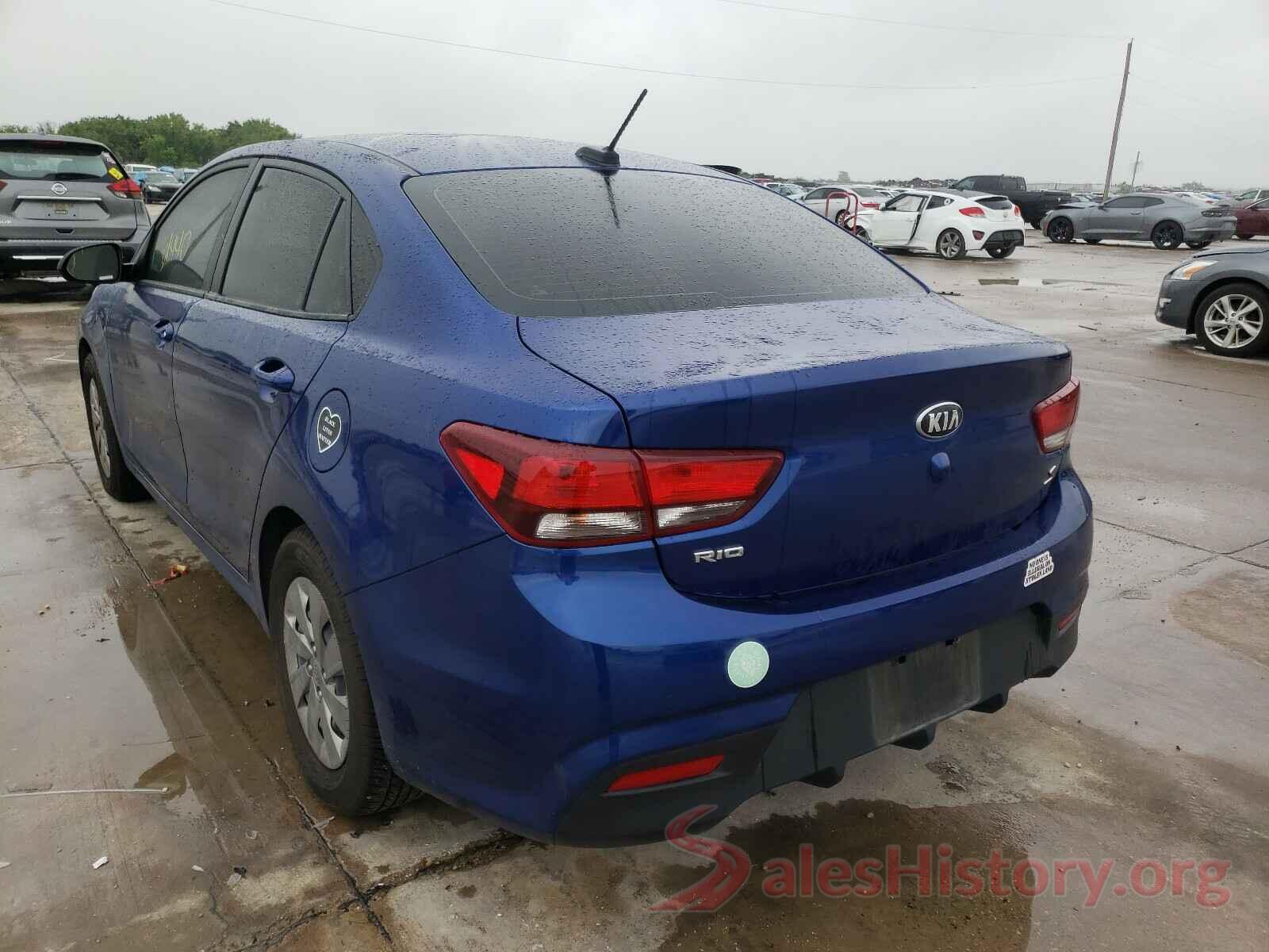 3KPA24AB8KE206974 2019 KIA RIO