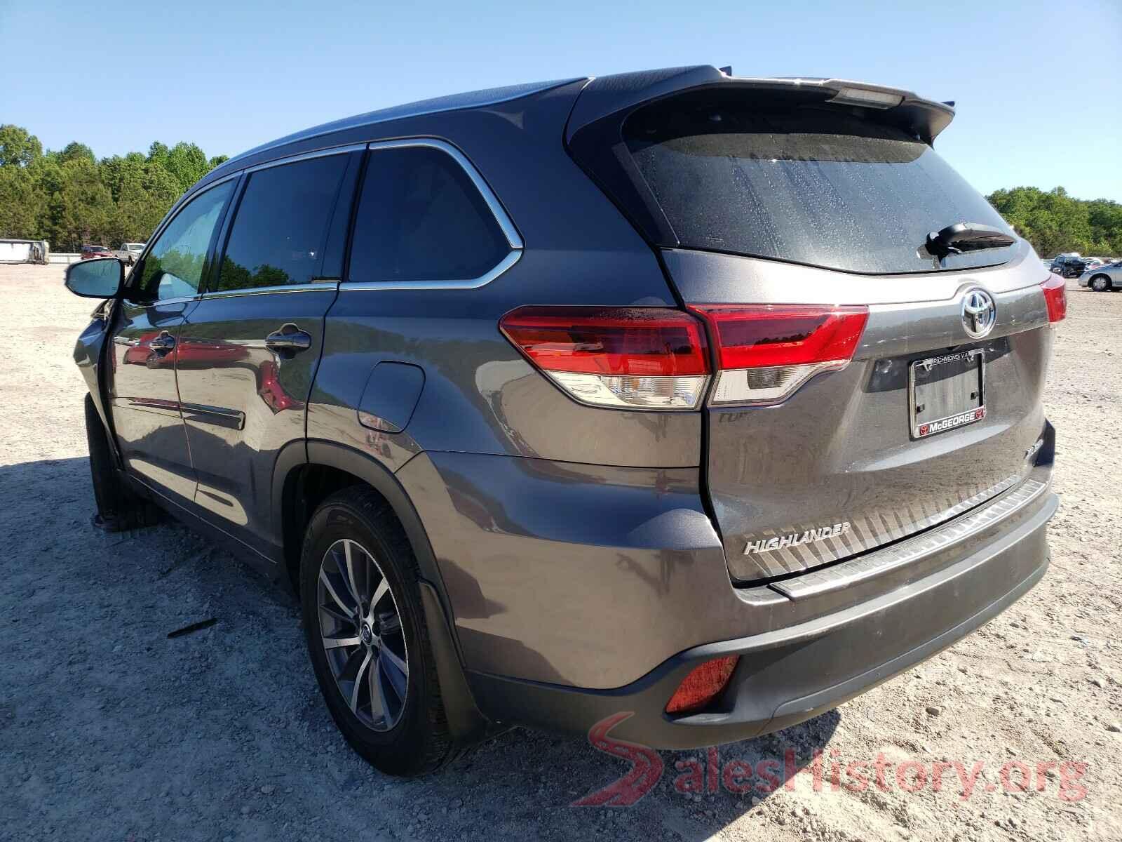 5TDJZRFHXHS448573 2017 TOYOTA HIGHLANDER