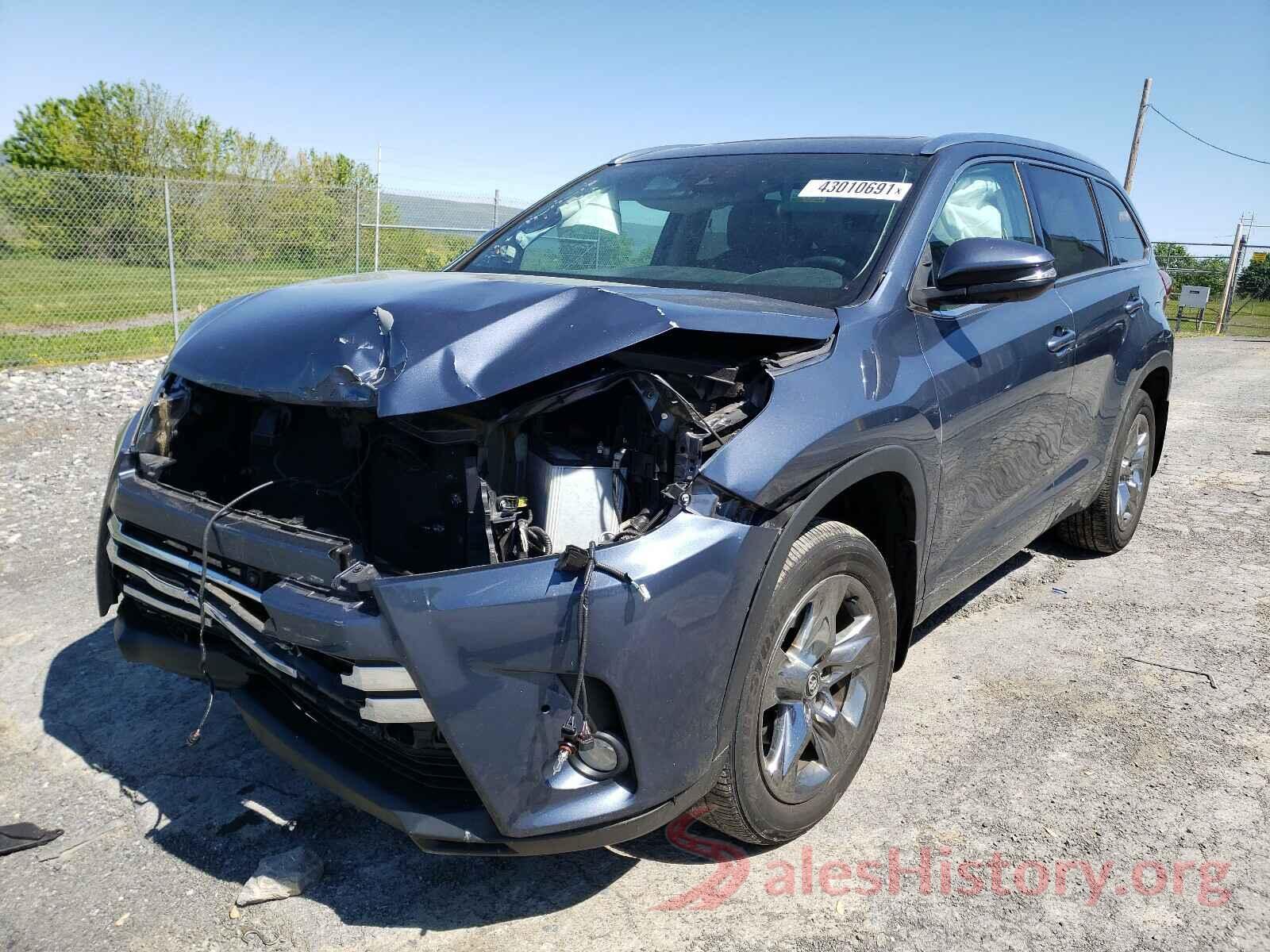 5TDDZRFH2HS372814 2017 TOYOTA HIGHLANDER